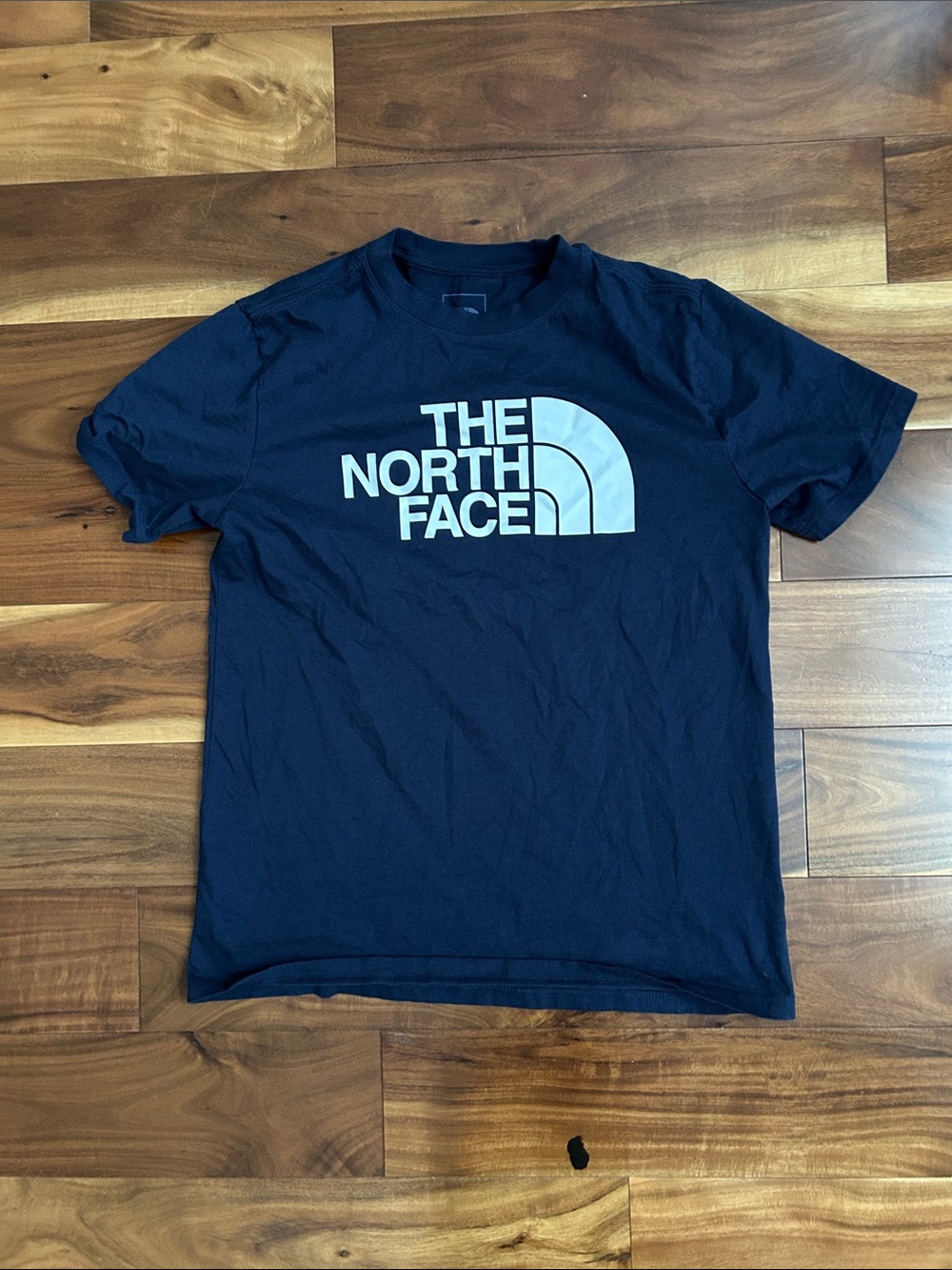 The North Face Men's Short Sleeve Tee in Black with White Logo